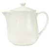 World Tableware POT-13 Bright White 16 Oz. Pot With Lid - 12 / CS -Libbey Kitchenware Store 6027965