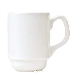 Syracuse China 905356508 Slenda Stacking 8 Ounce Coffee Mug - 36 / CS