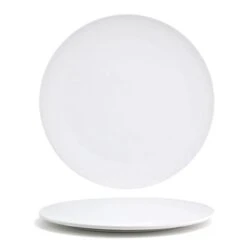 FOH DDP057WHP22 Canvas 9" Round Plate - 6 / CS