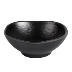 Elite Global Solutions JW6032-B Ore 6 Oz. Black Round Bowl - 6 / CS
