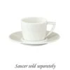 Schonwald 9305172 Premiere 7.5 Ounce White Porcelain Cup - 12 / CS -Libbey Kitchenware Store 6032881