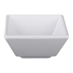 Elite Global Solutions JW33-W Zen 4 Oz. White Square Ramekin - 6 / CS