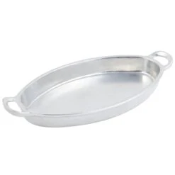 Bon Chef 5002 PEWTER Glo 24 Oz. Oval Fish Platter