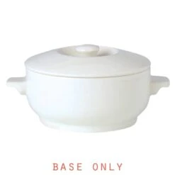 Steelite 1101B828 Simplicity White Soup Base - 6 / CS
