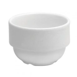 Buffalo F8010000705 White 9.5 Oz. Stacking Bouillon Cup - 36 / CS
