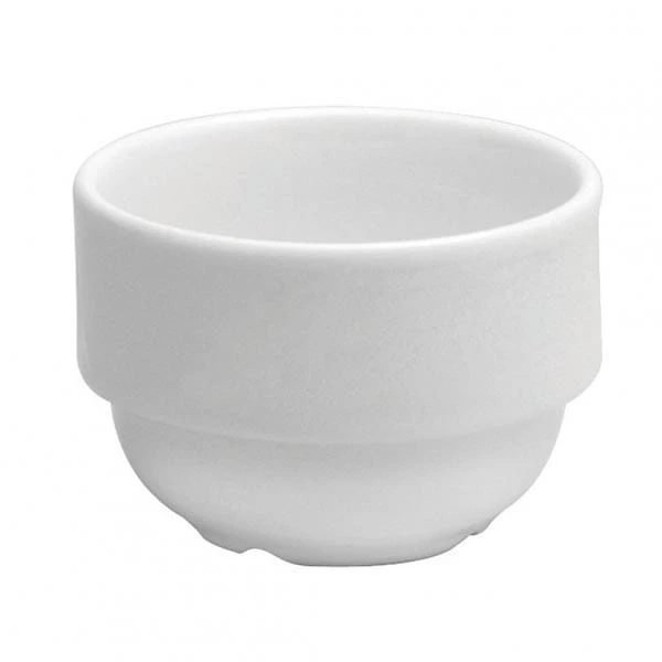 Buffalo F8010000705 White 9.5 Oz. Stacking Bouillon Cup - 36 / CS 3 Buffalo F8010000705 White 9.5 Oz. Stacking Bouillon Cup - 36 / CS