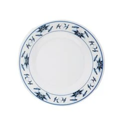 G.E.T. M-412-B Water Lily White Melamine 6" Plate - 12 / CS