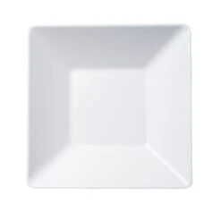 Elite Global Solutions DB834SQ-W Squared White 40 Oz. Bowl - 6 / PK
