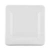 Elite Global Solutions D5SQRR-W Pebble Creek White Sq. Plate - 6 / CS 2 Elite Global Solutions D5SQRR-W Pebble Creek White Sq. Plate - 6 / CS -Libbey Kitchenware Store 6036338