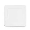EGS D9SQRR-W Pebble Creek White 9" Square Plate - 6 / CS -Libbey Kitchenware Store 6036339