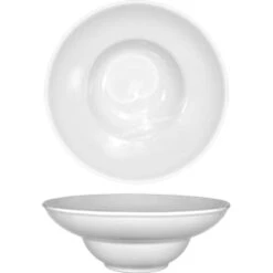 International Tableware FAW-8 Bright White 40 Oz Tulip Bowl - 12 / CS