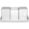 Int'l Tableware MD-115 Pacific Mandarin Salt & Pepper Shaker W/ Tray- 12 / CS -Libbey Kitchenware Store 6038373