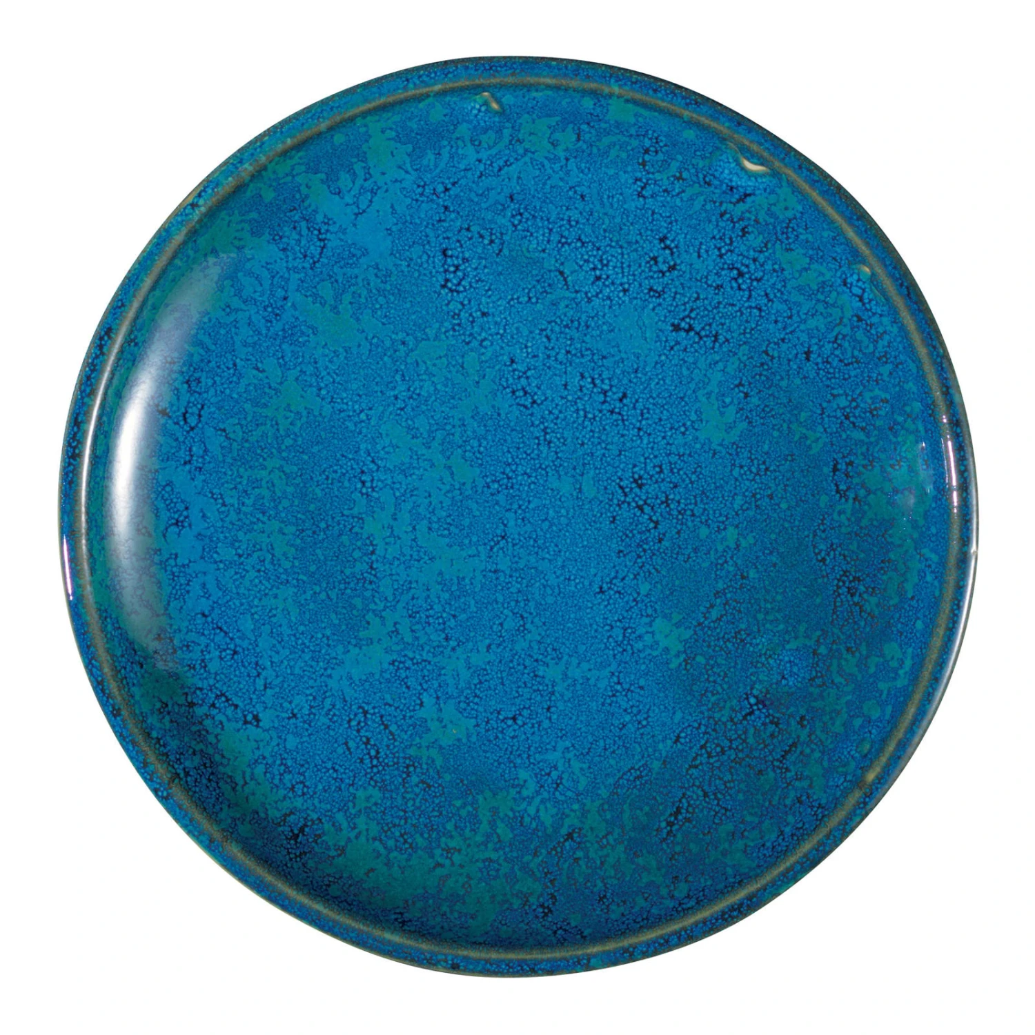 Oneida F1468994115 Studio Pottery Blue 6" Plate - 24 / CS 3 Oneida F1468994115 Studio Pottery Blue 6" Plate - 24 / CS