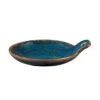 Oneida F1468994109 Studio Pottery Blue 4" Cocktail Plate - 48 / CS 2 Oneida F1468994109 Studio Pottery Blue 4" Cocktail Plate - 48 / CS -Libbey Kitchenware Store 6039001