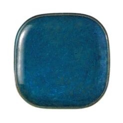 Oneida F1468994001 Studio Pottery Blue 9.88" Sq. Plate - 12 / CS