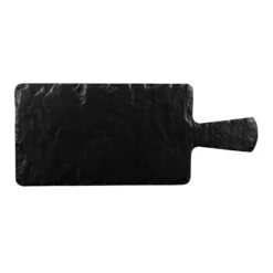 EGS M127RC-B Fo Bwa Melamine 12" X 7" Faux Slate Serving Board