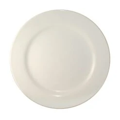 Int'l Tableware RO-16 10.25" Roma White RE 10.25" Plate - Dozen