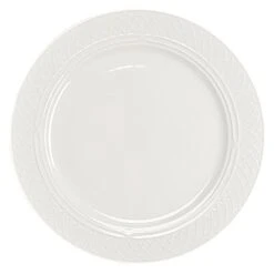 Homer Laughlin 8786900 Ameriwhite Kensington 9-7/8" Plate - 24 / CS