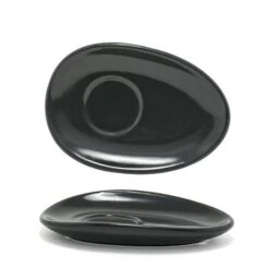 FOH DCS057BKP23 Tides 5" Mussel Saucer - 12 / CS