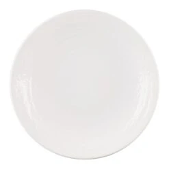 EGS D814RR-W Pebble Creek White 8-1/4" Plate - 6 / CS