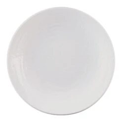 EGS D10RR-W Pebble Creek White 10" X 1-1/2" Plate - 6/ CS