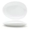 FOH DOS030WHP20 Tides 12" Superwhite Oval Plate - 2 / CS 1 FOH DOS030WHP20 Tides 12" Superwhite Oval Plate - 2 / CS -Libbey Kitchenware Store 6044656