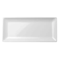 Elite Global Solutions D126RC-W Squared 12" X 5.5" Platter - 6 / CS