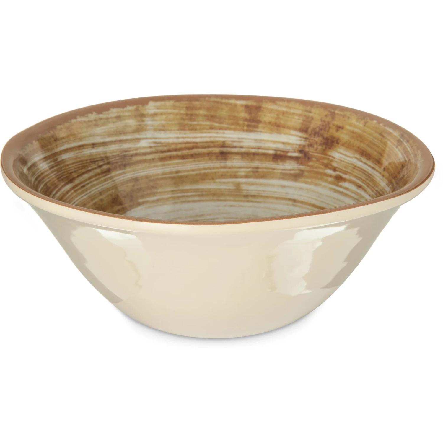 Carlisle 5400417 Mingle Copper Melamine 27 Oz Ice Cream Bowl - 12 / CS 3 Carlisle 5400417 Mingle Copper Melamine 27 Oz Ice Cream Bowl - 12 / CS