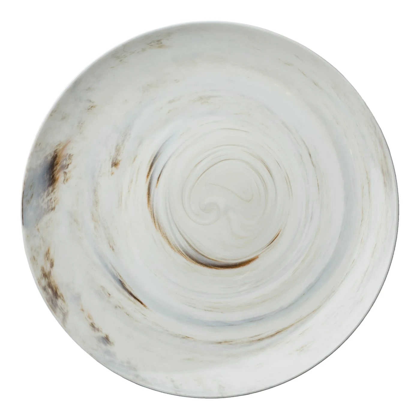 Oneida L6200000155C Marble Undecorated 11": Coupe Plate - 12 / CS 3 Oneida L6200000155C Marble Undecorated 11": Coupe Plate - 12 / CS