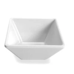 EGS DB3SQ-W Squared 3 Oz. Soup / Salad Bowl - 6 / CS