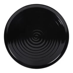 Elite Global Solutions M17RG-B Galaxy Black 17" Round Swirl Plate