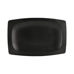 EGS ECO1258-B Greenovations Black 12.5 X 8.2 Platter - 6 / CS