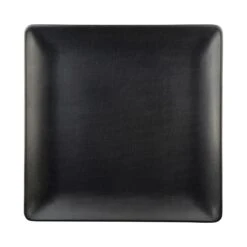 EGS ECO66SQ-B Greenovations Black 6" Square Plate - 6 / CS