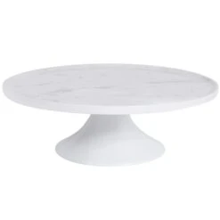 EGS M12RPKT-C Sierra Faux Carrara Marble 12 X 4"H Plate Stand