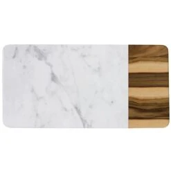 EGS M714RCM-HWC Sierra Faux Wood And Marble Serving Board