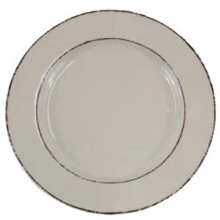 Elite Global Solutions D1025T-V Trestles Vanilla 10.5" Plate - 6 / CS