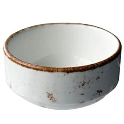 Vertex China LTW-4S 4-1/2" Terra White Bouillon Bowl - 36 / CS