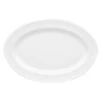 Elite Global Solutions D812OV-W Merced White 12.75" Platter - 6 / CS -Libbey Kitchenware Store 6053875