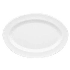 Elite Global Solutions D812OV-W Merced White 12.75" Platter - 6 / CS