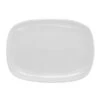 Intl Tableware QP-14 Quad 14 X 9.5" Euro White Platter - 12 / CS -Libbey Kitchenware Store 6054175