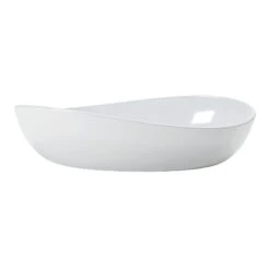 G.E.T. B-128-W Osslo White Melamine 4 Qt. Oval Bowl