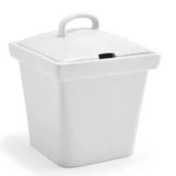 FOH DBO086WHP22 Mod 15 Ounce Pot With Notched Lid - 6 / CS