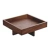 Schonwald 742890191000000 Ananti Medium 7-3/4" Walnut Square Stand -Libbey Kitchenware Store 6056345
