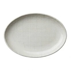 Oneida L6800000321 Knit 4" Oval Coupe Plate - 48 / CS