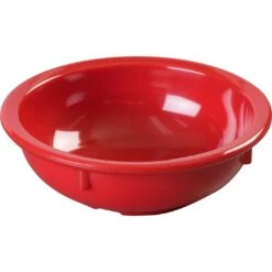 Carlisle KL11805 Kingline Red 10 Ounce Nappie Bowl - 48 / CS