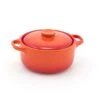 FOH DBO134ORC23 Kiln Blood Orange 7 Ounce Dish With Lid - 12 / CS -Libbey Kitchenware Store 6057432