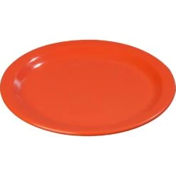 Carlisle 4350152 Dallas Ware 9" Sunset Orange Plate - 48 / CS