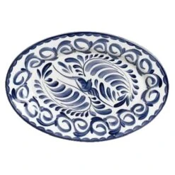 Anfora A120P140 Puebla 10.63" X 7.75" Platter - 24 / CS