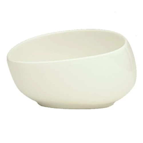 Schonwald 9383163 WellCome White 11 Ounce Free Form Bowl - 6 / CS 3 Schonwald 9383163 WellCome White 11 Ounce Free Form Bowl - 6 / CS