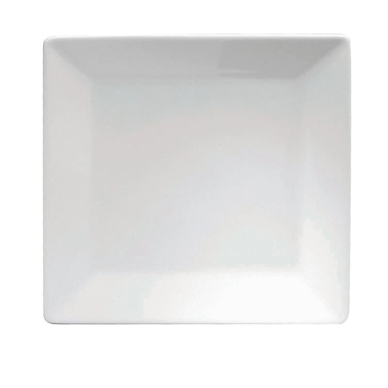 Sant Andrea R4020000147S Fusion 9.9 In. Square Plate W/ Rim - 12 / CS 3 Sant Andrea R4020000147S Fusion 9.9 In. Square Plate W/ Rim - 12 / CS